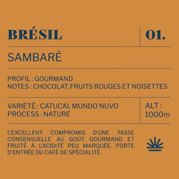 café d'oriant brésil sambaré