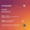 Étiquette café Éthiopie Yirgacheffe Koke Shalaye, super nature – Café d'Oriant
